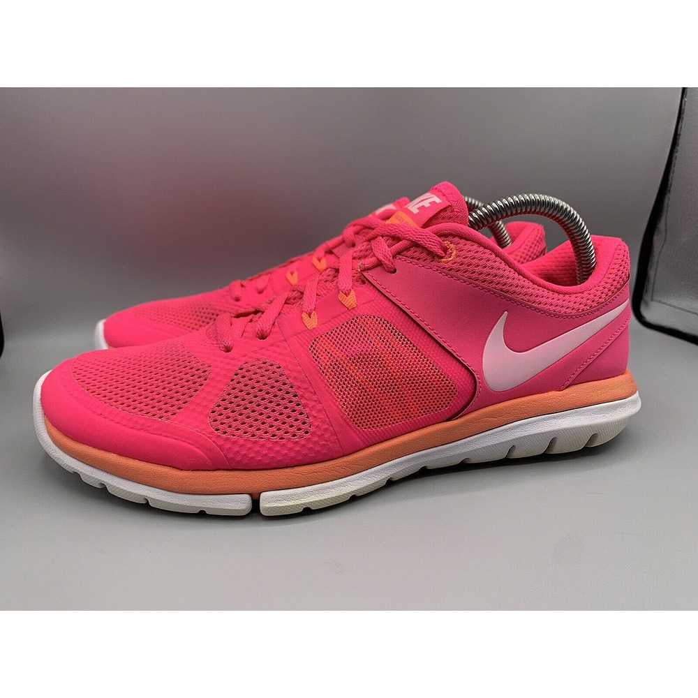 NIKE FLEX RN Pink Running Athletic Shoes Sneakers 642767-602 Women's Size 9